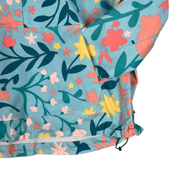 Nike Shield Anorak Womens Large Multicolored Pullover Rain Jacket Golf Hooded - Picture 5 of 10